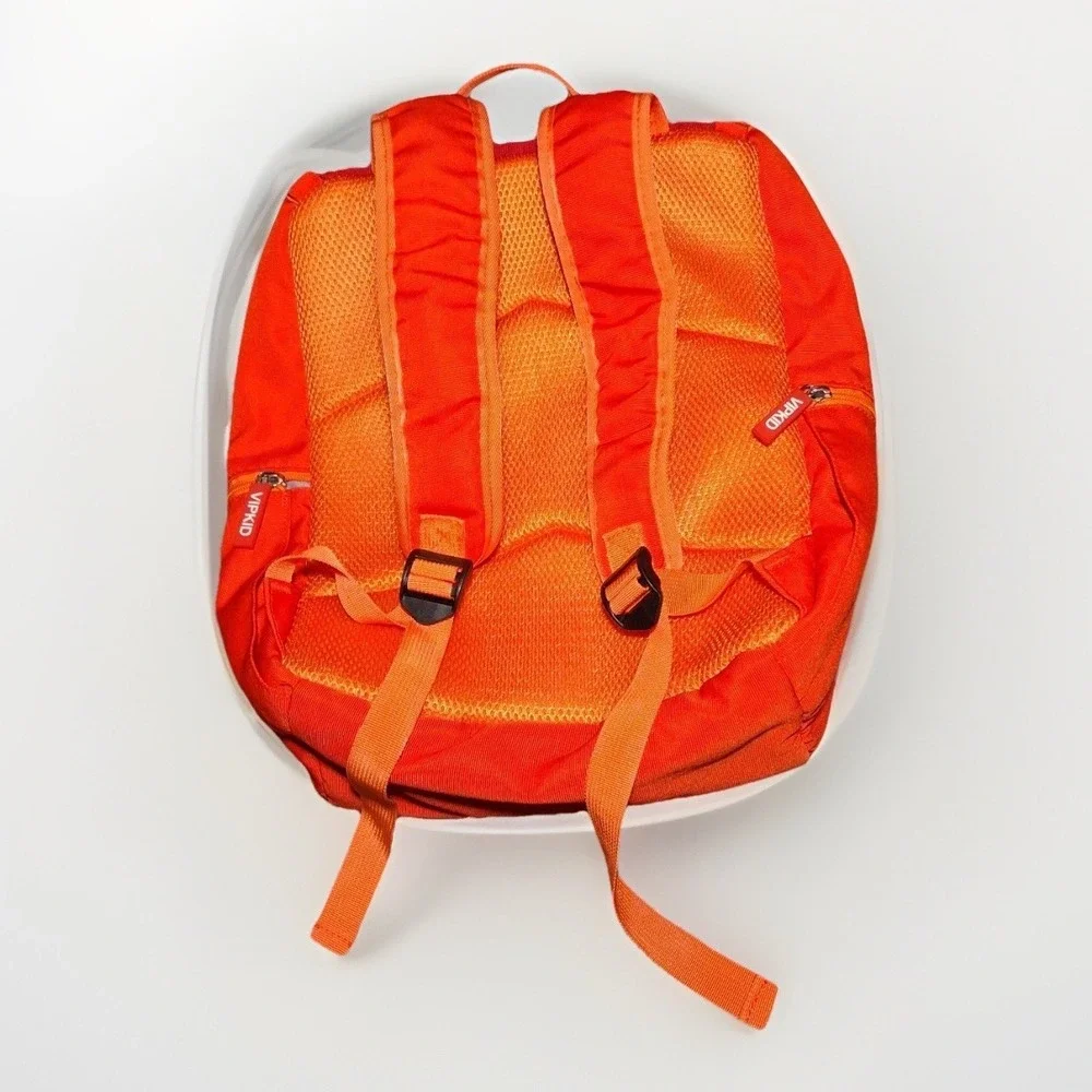 VIPKid Dino Orange and Red Backpack Storage IPad,Tablet, Laptop